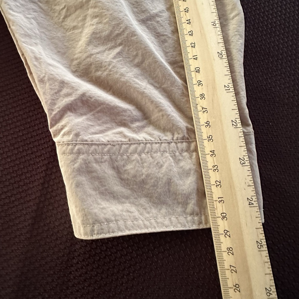 Remington Shirt Mens XL Khaki Vented Fishing Long Sleeve Button Up Pockets - Picture 12 of 14